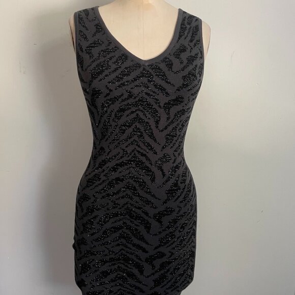 Dynamite Gray Sleeveless Bodycon Dress - Picture 1 of 12